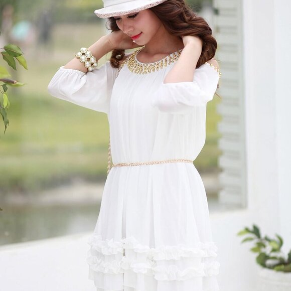 Women's Cotton Foldable Floral Bucket Hat Sun UV Protection Beach Outdoor - Picture 6 of 8